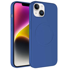Apple iPhone 14 Plus Kılıf M-safe Wireless Şarj Özellikli Pastel Renk Silikon Zore Plas Kapak