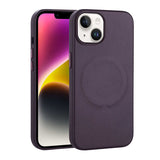 Apple iPhone 14 Plus Kılıf PU Deri M-safe Wireless Şarj Özellikli Zore Derix Kapak