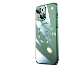 Apple iPhone 14 Plus Kılıf Wireless Şarj Özellikli Sert PC Zore Riksos M-safe Kapak