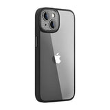 Apple iPhone 14 Plus Kılıf Wiwu GCC-105 Lens Korumalı Renkli Kenar Arkası Şeffaf Multicolor Kapak