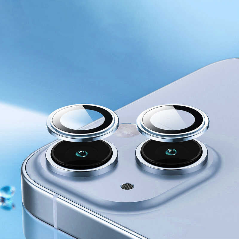 Apple iPhone 14 Plus Wiwu Lens Guard Metal Kamera Lens Koruyucu