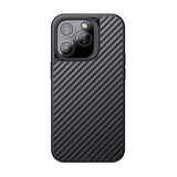 Apple iPhone 14 Pro Kılıf Aramid Karbon Fiber M-safe Özellikli Wlons Radison Kapak