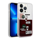 Apple iPhone 14 Pro Kılıf Desenli Sıvılı Zore Drink Silikon Kapak