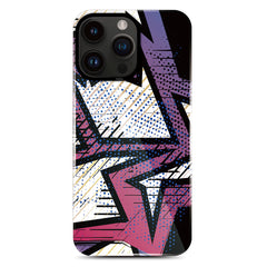 Apple iPhone 14 Pro Kılıf HD Desenli Kajsa Shield Plus Grafiti Serisi Kapak