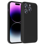 Apple iPhone 14 Pro Kılıf Kamera Korumalı Kartlık Hazneli Zore Vitra Kapak