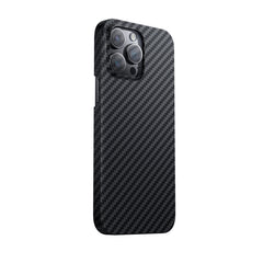 Apple iPhone 14 Pro Kılıf M-safe Özellikli Karbon Fiber Benks Essential Kevlar Kapak