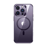 Apple iPhone 14 Pro Kılıf M-safe Şarj Özellikli Cam Yüzey Ekran Koruyuculu Benks Electroplated Kapak