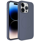 Apple iPhone 14 Pro Kılıf M-safe Wireless Şarj Özellikli Pastel Renk Silikon Zore Plas Kapak