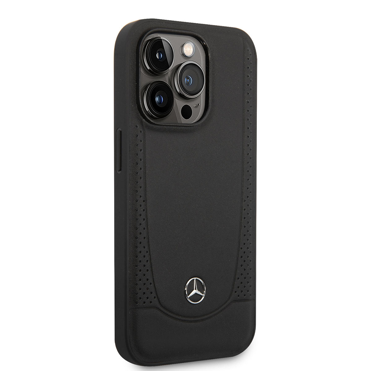 Apple iPhone 14 Pro Kılıf Mercedes Benz M-safe Şarj Özellikli Urban Deri Kapak