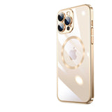 Apple iPhone 14 Pro Kılıf Wireless Şarj Özellikli Sert PC Zore Riksos M-safe Kapak