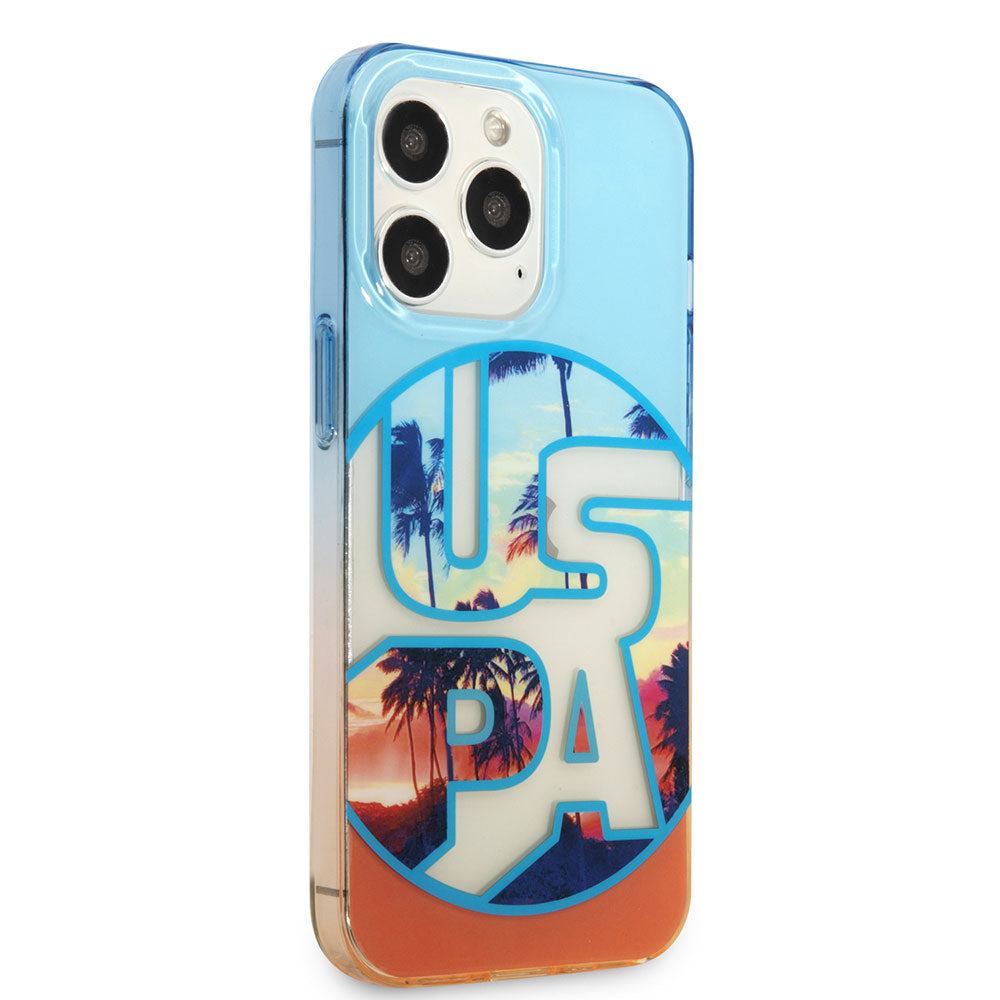 Apple iPhone 14 Pro Max Case U.S. Polo Assn. Color Leaf Printed Design Cover