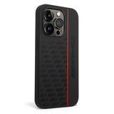 Apple iPhone 14 Pro Max Kılıf AMG M-safe Şarj Özellikli Liquid Silikon Karbon Dizayn Kapak