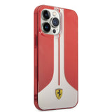 Apple iPhone 14 Pro Max Kılıf Ferrari Orjinal Lisanslı 296 Çizgili Dizayn Kapak