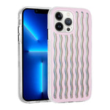 Apple iPhone 14 Pro Max Kılıf Kabartmalı Dalga Tasarımlı Silikon Zore İsmira Kapak