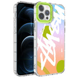 Apple iPhone 14 Pro Max Kılıf Kamera Korumalı Renkli Desenli Sert Silikon Zore Korn Kapak