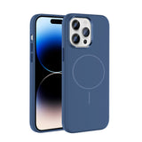 Apple iPhone 14 Pro Max Kılıf M-Safe Şarj Özellikli Metal Kamera Çerçeveli Zore Edi Silikon Kapak