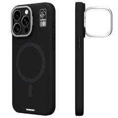 Apple iPhone 14 Pro Max Kılıf M-safe Şarj Özellikli Kamera Standlı Youngkit Bitty Cream Kapak