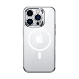 Apple iPhone 14 Pro Max Kılıf M-safe Şarj Özellikli Premium Cam Arka Yüzey Benks Electroplated Kapak