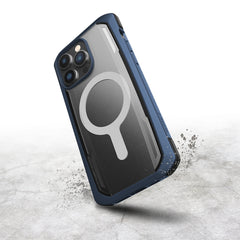 Apple iPhone 14 Pro Max Kılıf M-safe Şarj Özellikli Raptic Secure Serisi Çift Kat TPU Kenarlı Şeffaf Arka Yüzeyli Kapak