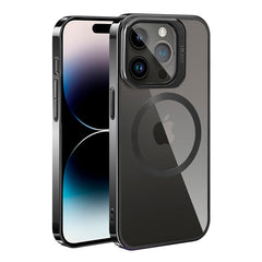Apple iPhone 14 Pro Max Kılıf M-safe Şarj Özellikli Standlı Zore Klon Kapak