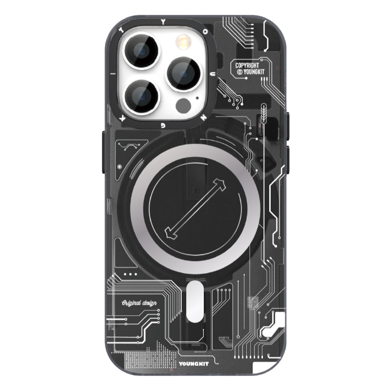 Apple iPhone 14 Pro Max Kılıf M-safe Şarj Özellikli YoungKit Technology Serisi Kapak