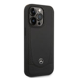 Apple iPhone 14 Pro Max Kılıf Mercedes Benz M-safe Şarj Özellikli Urban Deri Kapak