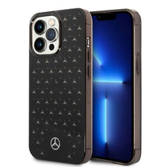 Apple iPhone 14 Pro Max Kılıf Mercedes Benz Transparan Yıldızlı Dizayn Kapak