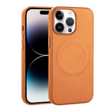 Apple iPhone 14 Pro Max Kılıf PU Deri M-safe Wireless Şarj Özellikli Zore Derix Kapak