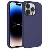 Apple iPhone 14 Pro Max Kılıf Sıvı Teknolojili Silinebilir Sert Zore Kivi Kapak