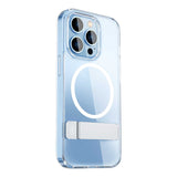 Apple iPhone 14 Pro Max Kılıf Standlı M-safe Wireless Şarj Özellikli Wiwu Aurora Serisi Kapak