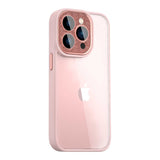 Apple iPhone 14 Pro Max Kılıf Wiwu GCC-105 Lens Korumalı Renkli Kenar Arkası Şeffaf Multicolor Kapak