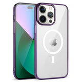 Apple iPhone 14 Pro Max Kılıf Zore Wireless Şarj Özellikli Pixel M-safe Kapak