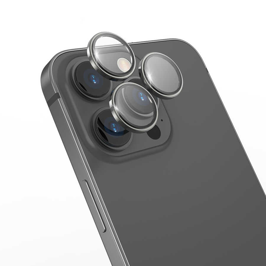Apple iPhone 14 Pro Max Wiwu Lens Guard Metal Kamera Lens Koruyucu