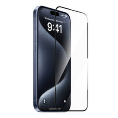Apple iPhone 14 Pro Wiwu GT-008 Polimer Oleofobik Kaplama Şeffaf Pürüzsüz Temperli Cam Ekran Koruyucu 10'lu Paket