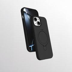 Apple iPhone 15 Kılıf M-safe Şarj Özellikli Standlı Zore Samara Kapak