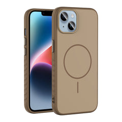 Apple iPhone 15 Kılıf M-safe Şarj Özellikli Zore Tea Kapak