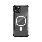 Apple iPhone 15 Kılıf M-safe Şarj Özellikli Airbagli Raptic Shield Serisi Şeffaf Arka Yüzey Kapak