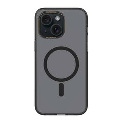 Apple iPhone 15 Kılıf M-safe Şarj Özellikli Cam Arka Yüzey Recci Michelin Serisi Kapak