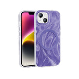 Apple iPhone 15 Kılıf M-safe Şarj Özellikli Fırça Boya Desenli Zore Palet Kapak