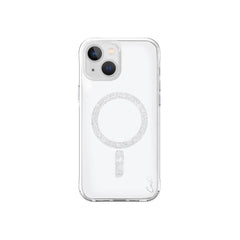Apple iPhone 15 Kılıf M-safe Şarj Özellikli Simli Magnetik Coehl Glace Kapak