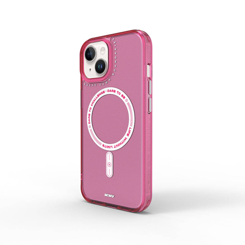 Apple iPhone 15 Kılıf M-safe Şarj Özellikli Wiwu Basic Color J Serisi Kapak