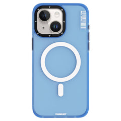 Apple iPhone 15 Kılıf M-safe Şarj Özellikli Youngkit Colored Sand Serisi Kapak