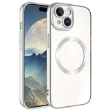 Apple iPhone 15 Kılıf M-safe Wireless Şarj Özellikli Zore Setro Silikon