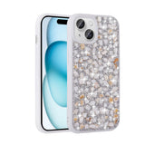 Apple iPhone 15 Kılıf Parlak Taşlı Tasarım Zore Linea Diamond Kapak