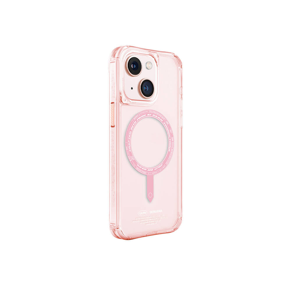Apple iPhone 15 Kılıf SkinArma Şeffaf Airbag Tasarımlı M-safe Şarj Özellikli Saido Kapak