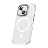 Apple iPhone 15 Plus Kılıf Airbagli M-safe Wireless Şarj Özellikli Lens Koruyuculu Zore Klaptika Kapak