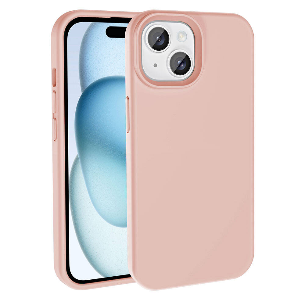 Apple iPhone 15 Plus Kılıf M-safe Şarj Özellikli Sıvı Teknolojili Silinebilir Sert Zore Kivi Kapak