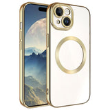 Apple iPhone 15 Plus Kılıf M-safe Wireless Şarj Özellikli Zore Setro Silikon
