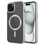 Apple iPhone 15 Plus Kılıf Mat Tasarımlı M-safe Wireless Şarj Özellikli Zore Mat Setro Kapak