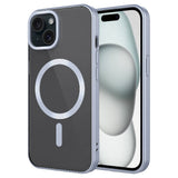 Apple iPhone 15 Plus Kılıf Mat Tasarımlı M-safe Wireless Şarj Özellikli Zore Mat Setro Kapak